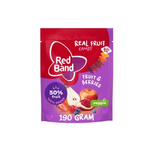 Red Band Real Fruits Bomboane Fructate Total Blue